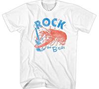 OPPUYYGHV The B-52s-Rock Lobster -X-Large White T-Shirt(3X-Large)