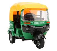 OPPWONG 1:14 Scale Three Wheels Motorcycle Toy with Light and Sound, Sturdy Kids Motorcycle Model with Bright Colors, Ideal for Fun Play on Special Days, Green Alloy Toy 1/43 Scale (Green)
