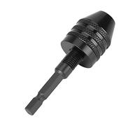OPPWONG 1/4in Hex Shank Keyless Chuck, Large Capacity 0.88mm Quick Change Collet Adapter, Electric Drill Grinder Accessory with Fast Change Design, Ideal for Drill Grinder