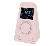 OPPWONG 10 Beat Tones, Digital Metronome with Tapping Speed, Built in BT Speaker, for Piano Guitar Violin Drum, Repeat & Memory Function, English Vocal Counting, Timer, 1100mAh Battery (Roseate)