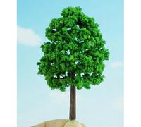 OPPWONG 10 Pieces Plastic Model Trees, Architectural Railroad Layout Scenery, Lifelike Bark Model Trees with Branches, Ideal for Garden Landscape, Doll, Wedding,