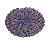 OPPWONG 11 Speed Bike Chain, 116 Links Mountain Road Chain, Double X Bridge Design with Connectors, Lightweight for Smooth Shifting