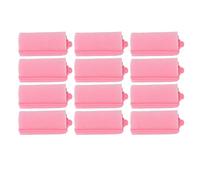 OPPWONG 12pcs Sponge Hair Rollers, Soft Hair Curlers, No Heat Damage Styling Rollers with Firm Grip, Ideal for Bangs, Ends & Portable Home Travel Use
