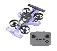 OPPWONG 2 in 1 Flying Car Stunt Drone, RC Quadcopter Remote Control Toy with Dual Land Air Modes, 1 Key Control for Beginners (Purple)
