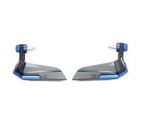 OPPWONG 22mm Motorcycle Handle Protector Rustproof with Necessary Mounting Hardware for Motorcycle (Blue)