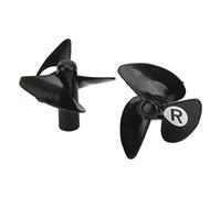 OPPWONG 2Pcs Heat Insulation Plastic Propeller Blade Replacement for Flytec V500 RC Fishing Boat Props