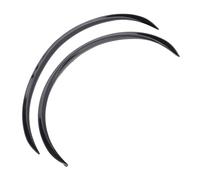 OPPWONG 2PCS Wheel Eyebrow Strips, Rubber Universal Car Wheel Arch Protector Lip Trim, 72cm Length with Self Adhesive Tape, for Most Vehicles (Bright Black)