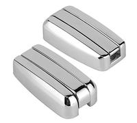 OPPWONG 2pcs Zinc Alloy Clothes Hook, Concealed Hat Towel Holder, Auto Hook with Smooth Surface, Ideal for Automobiles & RV (Bright Silver)