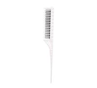 OPPWONG 3 Row Teeth Teasing Comb, Detangling Brush Volumizing Hairdressing Tool, Professional Backcombing Sectioning Finishing Hairstyling, White Black Red Blue Pink