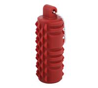 OPPWONG 3D Printed Spiky Key Fidget Toy, Silicone Grip Key Pendant, Stress Relief Sensory Tool for Adults, Ideal for Classroom, Office & Quiet Spaces (Red)