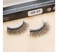 OPPWONG 3D Self Adhesive Eyelashes Extension for Attractive Eyes, Soft Synthetic Fiber, Lightweight, Easy Application, Pack of 5 (3D-07)