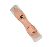 OPPWONG 4 in 1 Portable Makeup Brush Set Soft Bristles Elastic Sponge Head for Travel Material Artificial Fibers