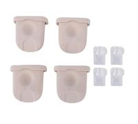 OPPWONG 4pcs Wearable Breast Pump Duckbill Valves and Diaphragm Set Silicone Replacement Parts for Breastfeeding Pump with Strong Suction No Leakage Skin Friendly