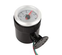 OPPWONG 52mm Tachometer Red Pointer Backlit RPM Meter for 1 4 6 8 Cylinder Gasoline Vehicles - Compact Durable ABS