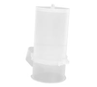 OPPWONG 5PCS Bird Water Feeder, Automatic Water Dispenser Plastic Cage Drinking Container, Top Lid Design Feeder with Durable Construction, Ideal for Parrots, Chicks, Chickens & Other Pets