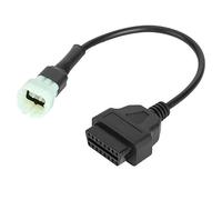 OPPWONG 6 Pin to 16 Pin Adapter Cable Durable ABS Material Engine Fault Diagnosis for Motorcycles