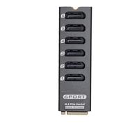 OPPWONG 6 Port M.2 to Serial ATA 3.0 Adapter High Performance Expansion Card for Workstations PCB Design