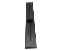 OPPWONG 8000W 32A Wall Mount Power Strip, Aluminum Alloy Electrical Outlet Rail, LED Indicator with Tape, Ideal for Home, Office & Hotel, 600mm Long (3 Universal Socket 13A 3250W)