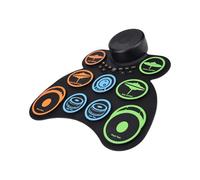 OPPWONG 9-Pads Electric Drum Set with Headphone MIDI Jack, Built in 2 Speaker Foot Pedals & Drumsticks, 18 Hours Continuous Playtime, for Practice with Computer Tablet Smart TV