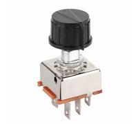 OPPWONG AC Blower Switch, 3 Speed Air Conditioning Volume Control, Rotating Control Switch with Plastic Knob, Ideal for Car Truck SUV Automotive Replacement