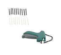 OPPWONG Accurate Alignment Tagging Gun, User Friendly Operation Gun, 2000 Barbs 20 Rows Tag Attacher with Barbs, Ideal for Retailers, Garment Merchants, Clothing Tag Attacher (Green)