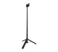 OPPWONG Action Camera Selfie Stick Tripod Adjustable Height for Action 3 4 5 Pro Magnetic Arrow Storage Case Compact Travel 7.9 to 26in