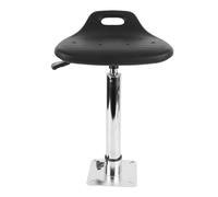OPPWONG Adjustable Height Boat Seat Pedestal, Stainless Steel Threaded Rotation 360 Degree Swivel with Removable Seat Mounting Plate, for Yacht, Boat, Pontoon & RV Lounge