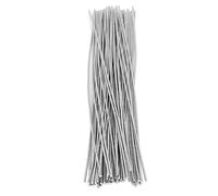 OPPWONG Aluminum Brazing Rods, 50Pcs Metal Flux Welding Wire Low Temperature Welding Rods Welding Sticks Universal Brazing Rod for Samll Aluminum Projects, White Metals