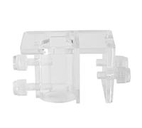 OPPWONG Aquarium Tube Fixture Holder, 20mm Acrylic Aquarium Hose Tube Fixing Pipe Clip Fish Tank Filter Clip Aquarium Plant Holder Clear Fish Tank Hanger for Holding Doing Pump Soft Hose