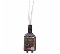 OPPWONG Audio Impedance Converter with Adjustable Output Sensitivity, Stylish and Exquisite Car Speaker to Signal Input Converter, Ideal for Mainframes Without Low Frequency Output, Converts Speaker