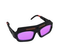 OPPWONG Automatic Variable Light Electric Welding Glasses, Anti Scratch Protective Goggles, PC Lens Solar Welding Glasses for Electric, Gas Shielded Arc & Argon Arc