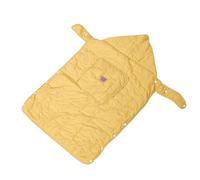 OPPWONG Baby Swaddle Blanket Convertible Car Seat Canopy Nursing Cover, Windproof Outer Layer with Plush Fleece Lining, Universal Stroller Wrap with Soft Fabric, Ideal for Infants 0-6 (Yellow with