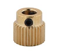 OPPWONG Brass Drive Gear 3D Printer Accessories for MK7 MK8 Extruder 10pcs Pack (26 teeth)