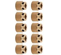 OPPWONG Brass Drive Gear 3D Printer Accessories for MK7 MK8 Extruder 10pcs Pack (40 teeth)