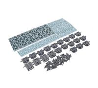 OPPWONG Building Blocks, Track Building Blocks Toy, Bridge Accessories with 92 Pieces, Ideal for Kids Aged to Enhance Creativity & Hand Eye Coordination