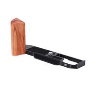 OPPWONG Camera L Shape Grip Ergonomic Rosewood Handgrip with Arrow Storage Case Baseplate for BF Cameras Aluminum Alloy Material