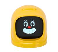 OPPWONG Car Dashboard Emotional Companion, Fun Expression Robot with 52 Emotional Expressions and Voice Function, Magnetic Base for Stable Installation, Type C Charging for Working (Yellow)