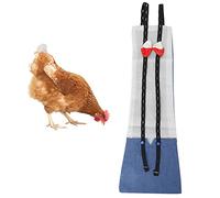 OPPWONG Chicken Diapers, Washable Reusable Poultry Nappies Duck Diapers For Pet Ducks Bird Diaper Goose Clothes Chicken Nappy with Bow Ties Pet Duck Supplies For Poultry Geese Pet Duck (S)