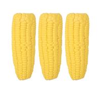 OPPWONG Corn Dog Toy, 3PCS Latex Yellow Puppy Toothbrush Clean Teeth Interactive Corn Toys Dog Toothbrush Toy Bite And Brush Dog Toy Dog Toys Aggressive Chewers for Meduium Large Breed