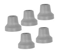 OPPWONG Crutch Tips Durable Non Slip Replacement Tips for Canes Rubber 16mm for Standard Canes (Gray)