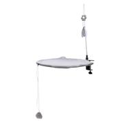 OPPWONG Desk Cat Hammock Adjustable Breathable Mesh Fabric for Cats Home Office Comfortable Perch 1 Unit