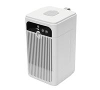 OPPWONG Desktop Air Conditioner, 500mL Rechargeable Air Cooler Fan with Clock and Temperature Display, for Home Office
