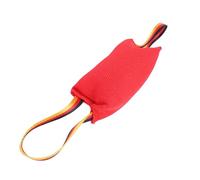 OPPWONG Dog Bite Tug Toy, Lightweight Stuffless Puppy Training Bite Pillow, Tear Proof Fabric with Durable Construction, Ideal for Outdoor Play (Red)