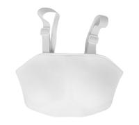 OPPWONG Double Soft Layer Plastic Fencing Chest Protector, Ergonomic Design Breast Guard, Lightweight Comfort Protector with Secure Fit, Ideal for Foil, Epee & Sabre Sports Training (XS)