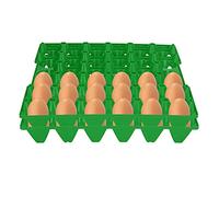 OPPWONG Egg Crate, 5PCS Flats 30 Cell Egg Crates Holder Tray Egg Tray Egg Cartons Stackable Egg Cartons Hold Multiple Eggs Home Farm Supplies for Storing, Sorting, and Shipping Eggs