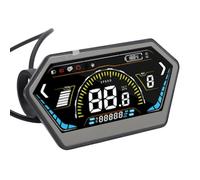 OPPWONG Electric Bicycle LCD Display, UKS6 Cycling Computer Electric Scooter Control Panel Meter with SM Connector