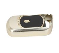 OPPWONG Electric Eyelash Curler, USB Heated Lash Curler, Curling Tool with T Type Silicone & 5 Min Auto Shut Off (Gold)