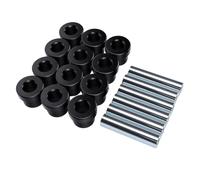 OPPWONG EZGO TXT Medalist Cart Rear Leaf Spring Bushing Kit Complete 6 Sleeves 12 Bushings Replacement Black PU
