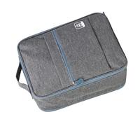 OPPWONG Foldable Shoe Bag, Hanging Portable Shoe Storage Travel Organizer for Luggage Backpack, Oxford Cloth, 200g (Gray)