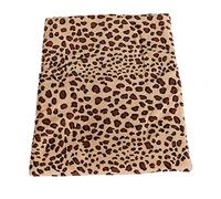 OPPWONG Foldable USB Charging Pet Heating Pad with 3 Temperature Settings for Cat Dog, Long Lasting (Leopard Print)